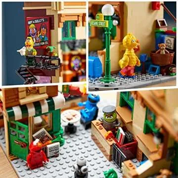 LEGO Ideas 123 Sesame Street Building Kit for Fans and Collectors