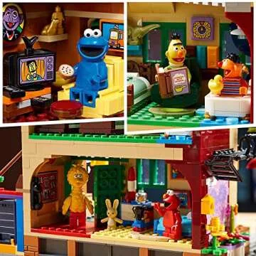 LEGO Ideas 123 Sesame Street Building Kit for Fans and Collectors