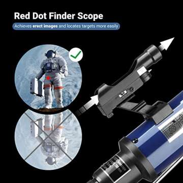 ESSLNB 70mm Refractor Telescope for Adults and Beginners