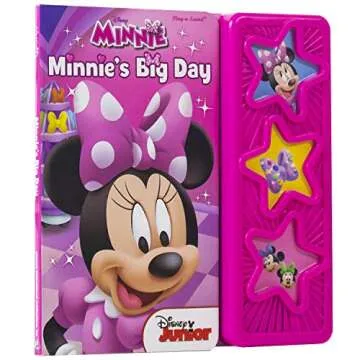 Minnie Mouse 3-Button Sound Book for Kids - Play-a-Sound