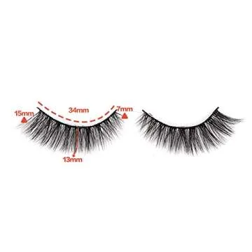 Newcally Lashes 14 Pairs for Natural Glam Beauty