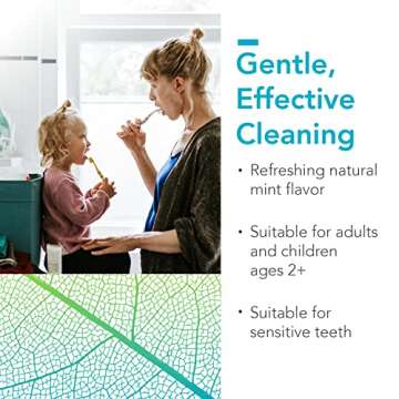 Biocidin Dentalcidin Teeth Whitening, Fluoride Free Toothpaste - Promote a Healthy Oral Microbiome - Remove Biofilms & Plaque (3 oz)