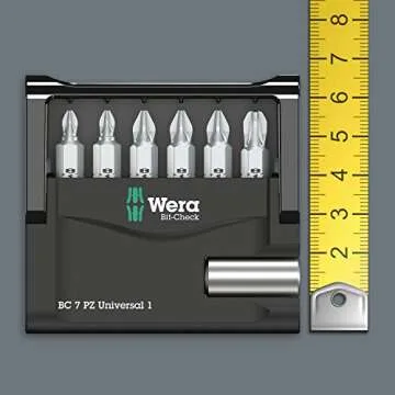 Wera Pozidriv Mini-Check PZ Bit Set | Durable & Reliable