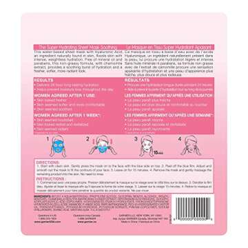 Garnier SkinActive Moisture Bomb The Super Hydrating Smoothing Mask, 1.08 F