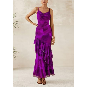 PRETTYGARDEN Summer Maxi Dress for Weddings and Beach