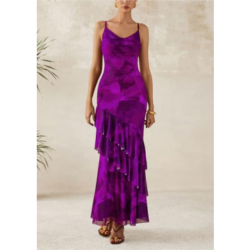 PRETTYGARDEN Summer Maxi Dress for Weddings and Beach