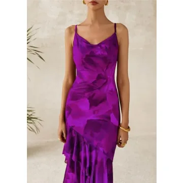 PRETTYGARDEN Summer Maxi Dress for Weddings and Beach