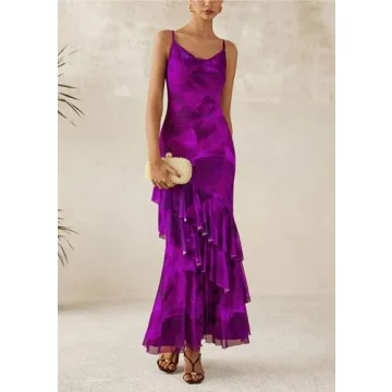PRETTYGARDEN Summer Maxi Dress for Weddings and Beach