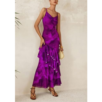 PRETTYGARDEN Summer Maxi Dress for Weddings and Beach