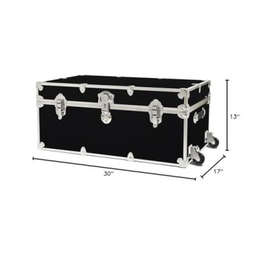 Rhino Camp & College Trunk with Wheels Durable Storage