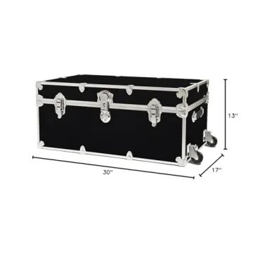 Rhino Camp & College Trunk with Wheels Durable Storage