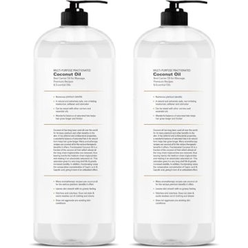 Majestic Pure Fractionated Coconut Oil 16 fl oz Set of 2