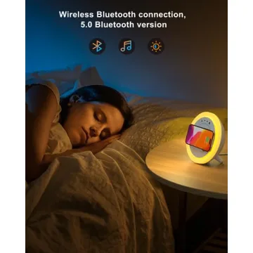 Bluetooth Speaker & Wireless Charger Night Light