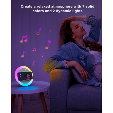 Bluetooth Speaker & Wireless Charger Night Light
