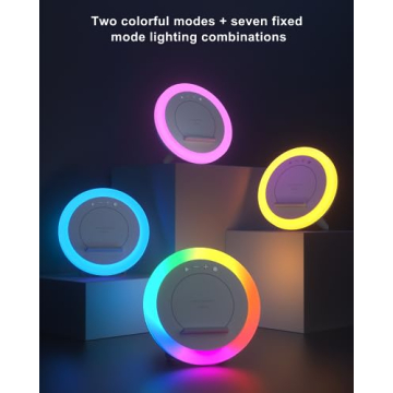 Bluetooth Speaker & Wireless Charger Night Light