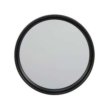 Amazon Basics 58mm Circular Polarizer Camera Lens Filter for Perfect Outdoor Photography