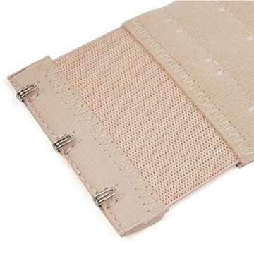 BlingKingdom 6pcs Women Ladies Soft Comfortable Back Bra 3 Hooks and 2 Hooks Band Extension Strap Ex...