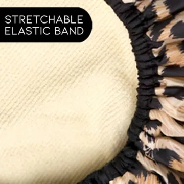 Chic Reusable Nylon Shower Cap - Stylish and Oversized