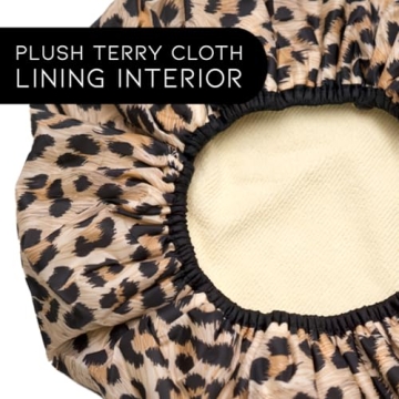 Chic Reusable Nylon Shower Cap - Stylish and Oversized