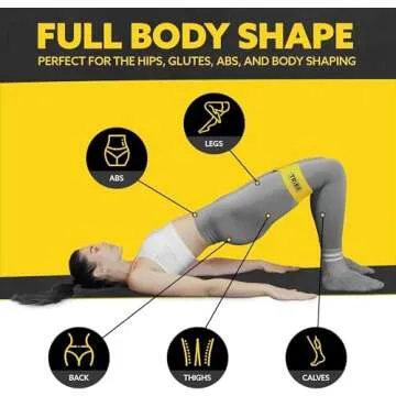 Fabric Resistance Bands for Working Out - Booty Bands for Women and Men - Exercise Bands Resistance Bands Set - Workout Bands Resistance Bands for Legs - Fitness Bands (Multicolor)