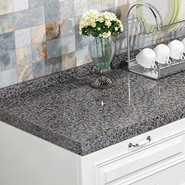 Waterproof Granite Contact Paper Peel Stick Countertop Covers
