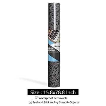 Waterproof Granite Contact Paper Peel Stick Countertop Covers