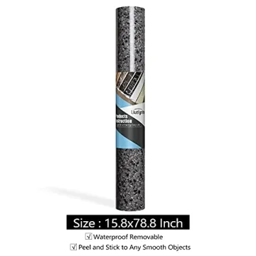 Waterproof Granite Contact Paper Peel Stick Countertop Covers