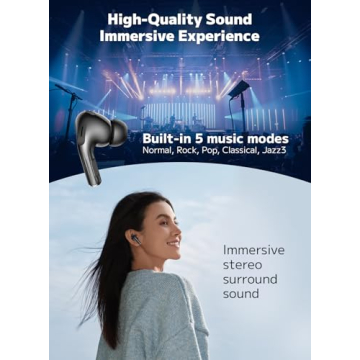 Szwdo Wireless Earbuds: ANC & ENC Noise Cancelling Headphones