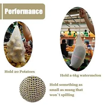 Eco-Friendly AUXIN Reusable Produce Bags for Shopping