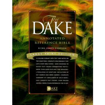 Dake Annotated Reference Bible-KJV-Large Print