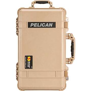 Pelican 1510 Case With Foam (Desert Tan)