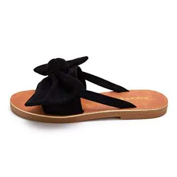 FISACE Women's Stylish Casual Slip On Gladiator Sandals