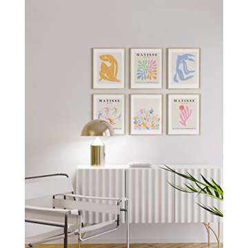 HAUS AND HUES Matisse Poster Set for Vibrant Wall Decor