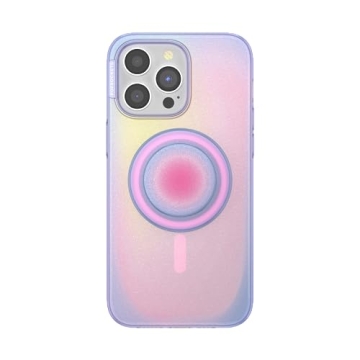 PopSockets iPhone 15 Pro Max Case with Round Phone Grip for MagSafe Charging