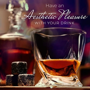 Luxury Whiskey Decanter Set with Glasses and Stones Gift