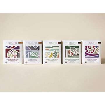 Rishi Tea, Elderberry Healer, Organic 15 Count (Pack of 2)