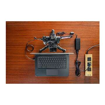 Canon EOS Webcam Accessory Starter Kit, for Select EOS M Series Cameras, Power Adapter CA-PS700, DC Coupler DR-E12, USB Cable IFC-600PCU, High-Performance Live Streaming, Teaching & Content Creators