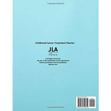 Childhood Cancer Treatment Planner | Girl Bunny With Gold Ribbon: Caregiver Planner, Contacts List, ...