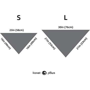 Lionet Paws Spring Daisy Dog Bandana Washable Cotton Handkerchief Scarf Triangle Bandana for Small Medium Large Dogs Girl Boy