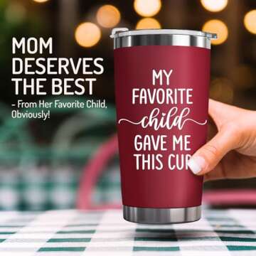 Funny Harvest Red Tumbler for Mothers Day Gifts