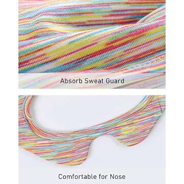 Sweat Guard VR Eye Mask for Oculus Quest 2, Face Cover VR Accessories Sweat Band (3 Pack)