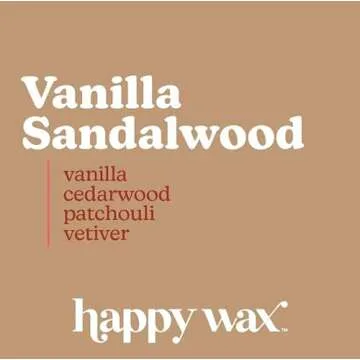 Happy Wax Vanilla Lovers Scented Natural Soy Wax Melts – 6 Ounces of Flame Free Wax Perfect for Mixing Melts in Your Scented Wax Warmer, Cute Bear Shapes with Over 150 Hours of Burn Time, Made in USA