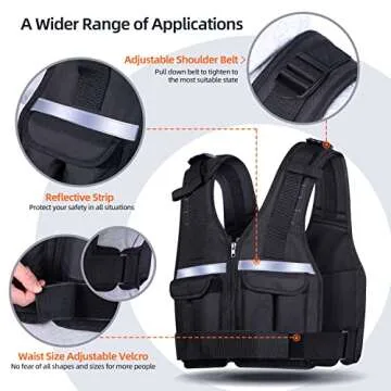Sportneer 2-18 lbs Adjustable Weighted Vest for Men and Women