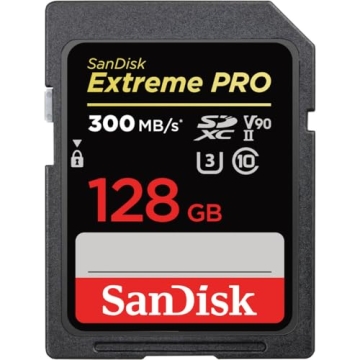 SanDisk 128GB Extreme PRO UHS-II SD Card for Professionals