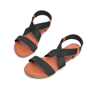 SANDALUP Women's Comfortable Elastic Flat Sandals - Stylish & Easy Wear