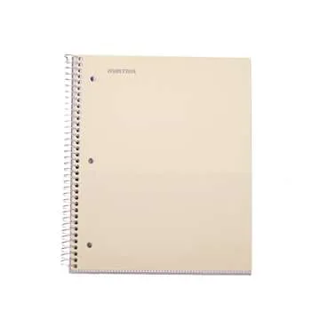 Mintra Office Durable Spiral Notebook - 2 Subject (College Ruled 3pk, Arctic Ice, Sun Yellow, Spring Pink)