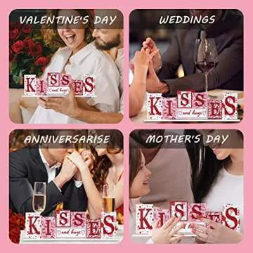 NEEDOMO Valentine Tabletop Sign for Home Decor