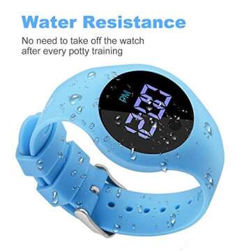 UpPro Potty Training Watch with Countdown Timer, Rechargeable and Water Resistant Toddler Reminder Watch, Musical Potty Trainer Alarm for Toilet Training Boys and Girls