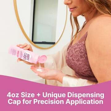 HAPPY CURVES Comfort Powder: Talc Free Anti Chafe Body & Foot Powder Deodorant to Control Inner Thigh Chafing, Private Areas, and All Over Body for Women (4 Ounce (Pack of 2), Tropical Oasis)