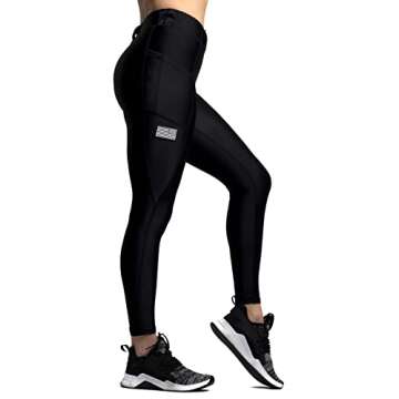 We The People Holsters - Defender Tactical Leggings with Pockets - Concealed Carry Pants for Women - Black - S